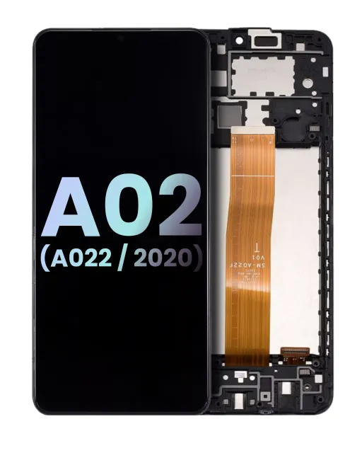 LCD displej s rámečkem pro Samsung Galaxy A02 (A022 / 2022) (Service Pack) (všechny barvy)