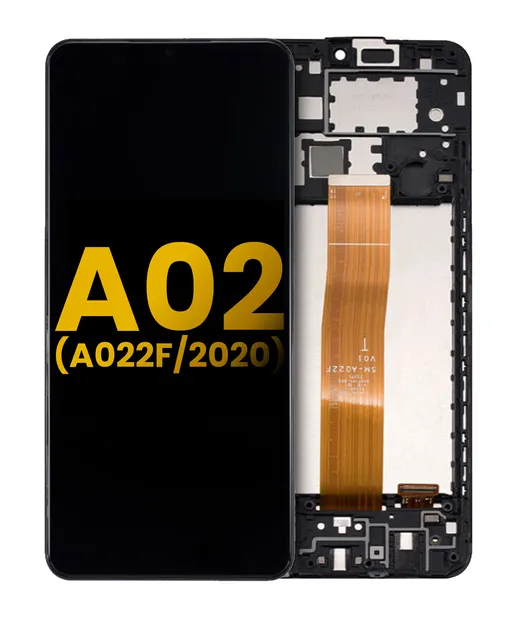 LCD displej s rámečkem pro Samsung Galaxy A02 (A022F / 2020) (repasovaný) (všechny barvy)