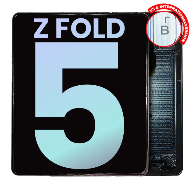 Vnitřní OLED s rámečkem pro Samsung Galaxy Z Fold 5 5G (US & International) (Service Pack) (Icy Blue)