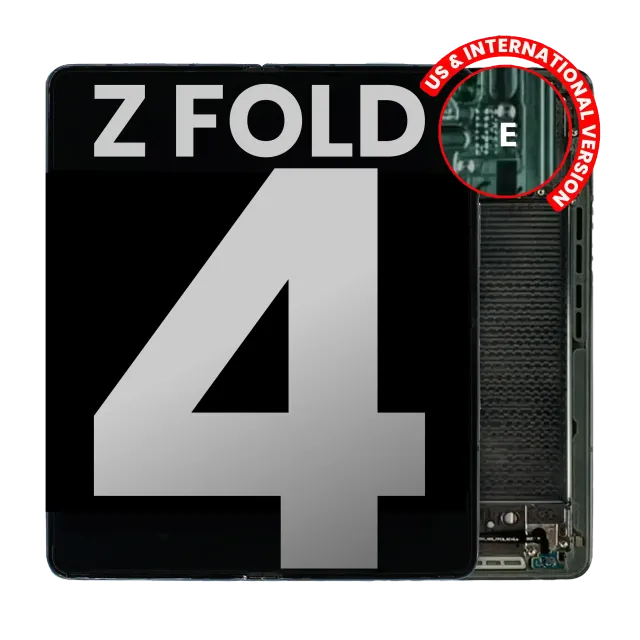 Vnitřní OLED s rámečkem pro Samsung Galaxy Z Fold 4 5G (US & International) (originál z vyřazeného zařízení, stav A) (Graygreen)