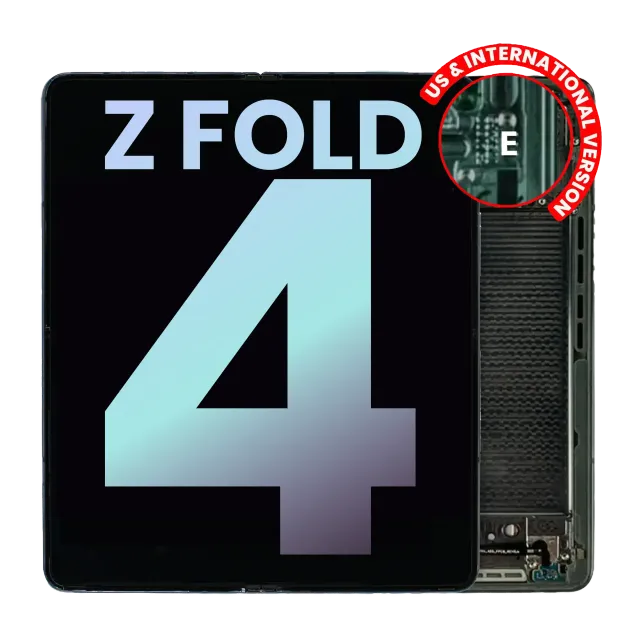 Vnitřní OLED s rámečkem pro Samsung Galaxy Z Fold 4 5G (US & International) (Service Pack) (Graygreen)