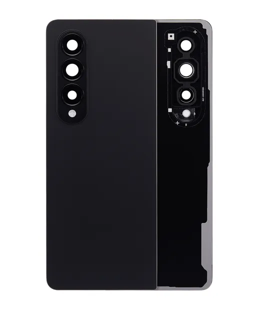 Zadní sklo se sklíčkem kamery pro Samsung Galaxy Z Fold 4 (Service Pack) (černá)