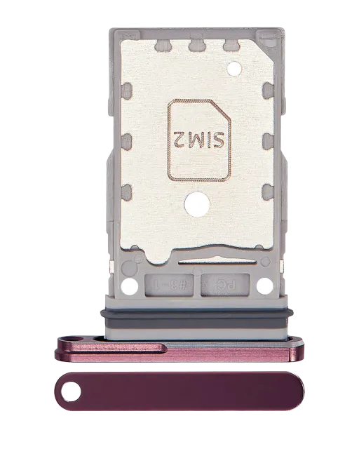 SIM šuplík (dvě SIM) pro Samsung Galaxy Z Fold 4 (F936) (Burgundy)