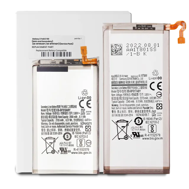 Baterie (Main and Secondary) pro Samsung Galaxy Z Fold 2 5G (EB-BF916ABY / EB-BF917ABY) (Service Pack)