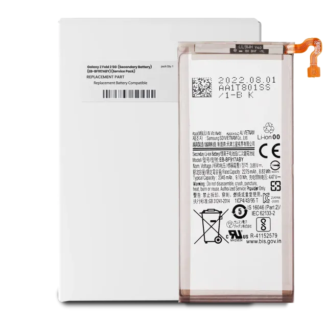 Vedlejší náhradní baterie pro Samsung Galaxy Z Fold 2 5G (Service Pack)