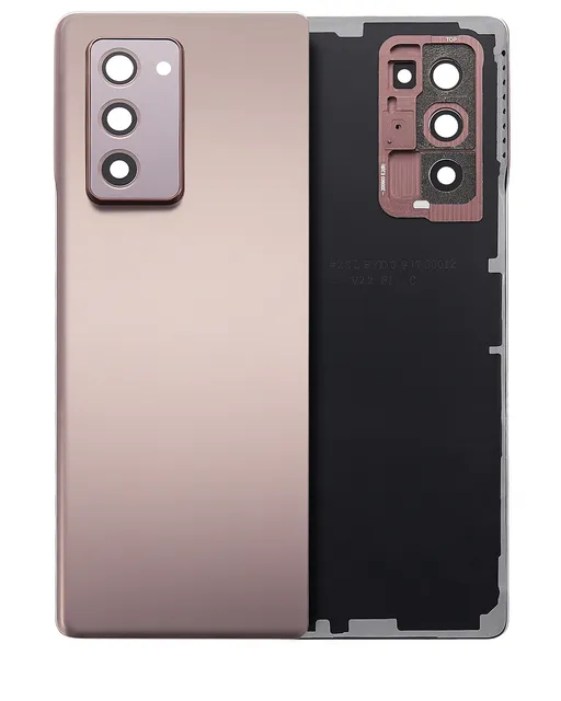 Zadní sklo se sklíčkem kamery pro Samsung Galaxy Z Fold 2 5G (Aftermarket Plus) (Mystic Bronze)