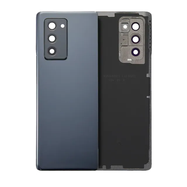 Zadní sklo se sklíčkem kamery pro Samsung Galaxy Z Fold 2 5G (Service Pack) (Mystic Black)