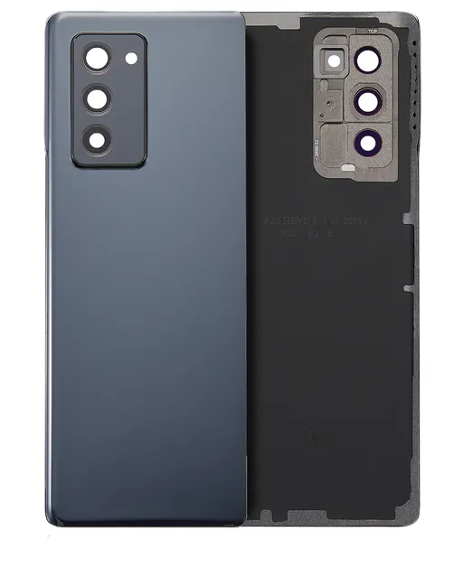 Zadní sklo se sklíčkem kamery pro Samsung Galaxy Z Fold 2 5G (Premium) (Mystic Black)