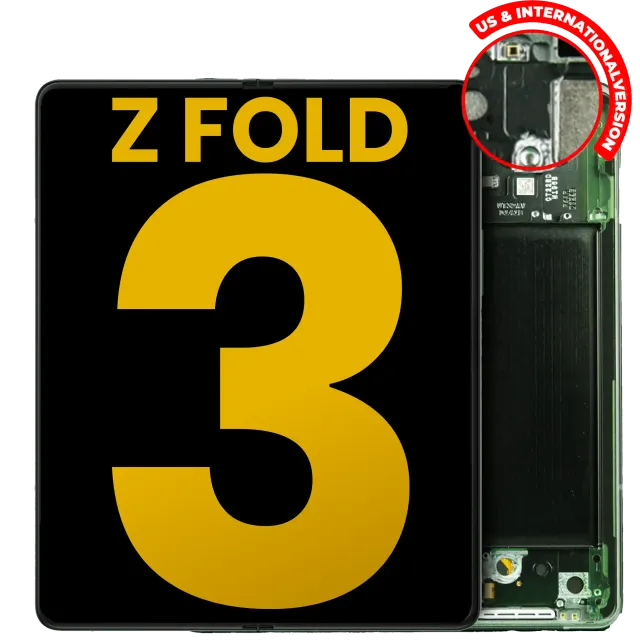Vnitřní OLED s rámečkem pro Samsung Galaxy Z Fold 3 5G (US & International) (repasovaný) (Phantom Green)