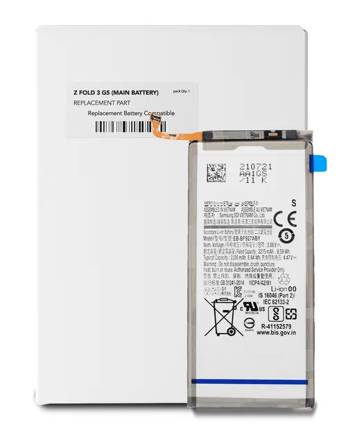 Vedlejší náhradní baterie pro Samsung Galaxy Z Fold 3 5G (Service Pack)