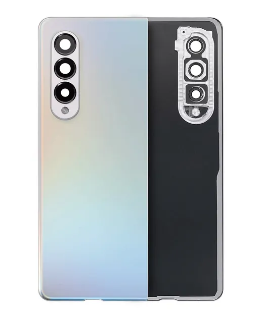 Zadní sklo se sklíčkem kamery pro Samsung Galaxy Z Fold 3 5G (Aftermarket Plus) (Phantom Silver)