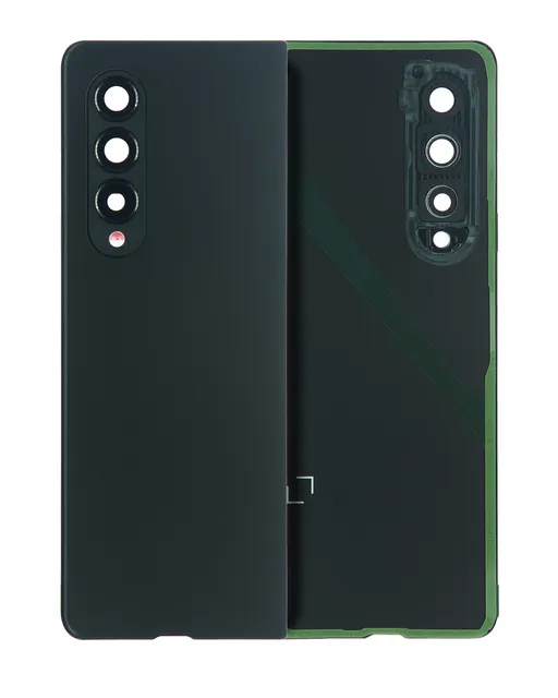 Zadní sklo se sklíčkem kamery pro Samsung Galaxy Z Fold 3 (Service Pack) (černá)