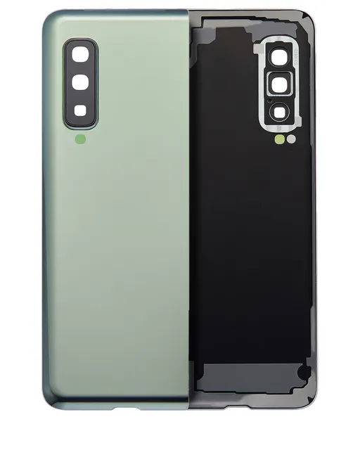 Zadní sklo se sklíčkem kamery pro Samsung Galaxy Fold 4G (F900) (Aftermarket Plus) (Space Silver)