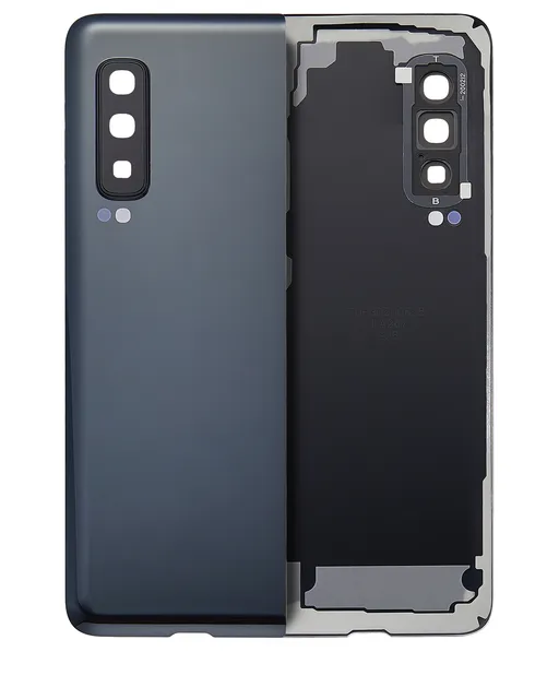 Zadní sklo se sklíčkem kamery pro Samsung Galaxy Fold 4G (F900) (Premium) (Cosmos Black)