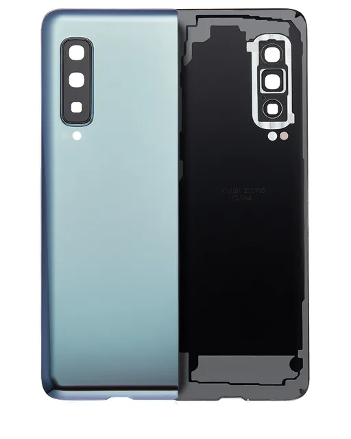 Zadní sklo se sklíčkem kamery pro Samsung Galaxy Fold 4G (F900) (Premium) (Space Silver)
