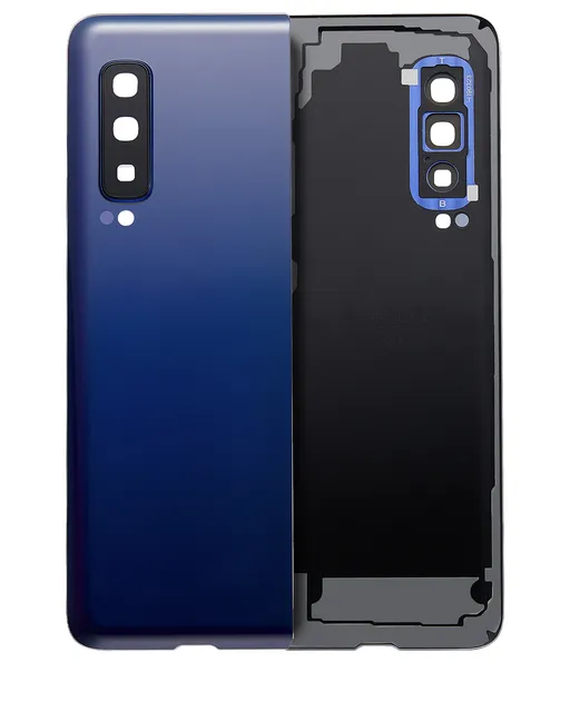 Zadní sklo se sklíčkem kamery pro Samsung Galaxy Fold 4G (F900) (Premium) (Astro Blue)