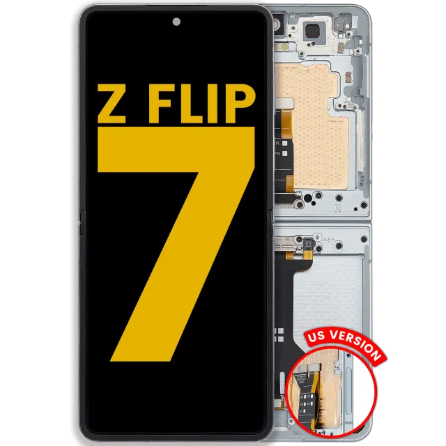 Vnitřní OLED s rámečkem pro Samsung Galaxy Z Flip 7 5G (US & International) (repasovaný) (Mint)