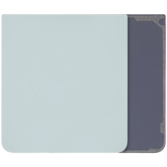 Spodní zadní kryt sklo pro Samsung Galaxy Z Flip 7 5G (bez loga) (Aftermarket Plus) (Mint)