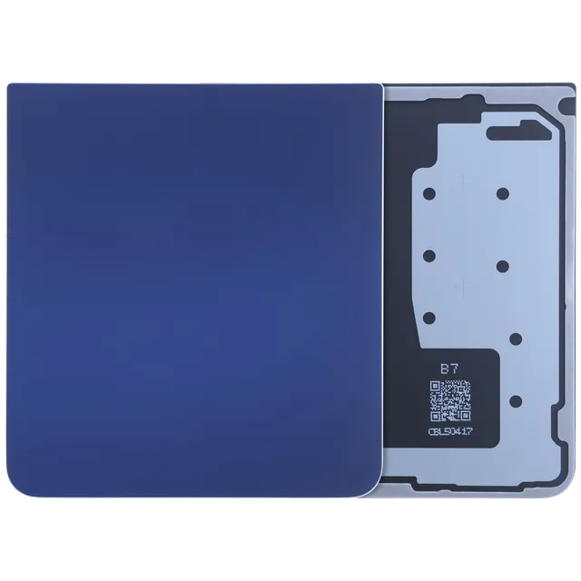 Spodní zadní kryt sklo pro Samsung Galaxy Z Flip 7 5G (Service Pack) (modrá)