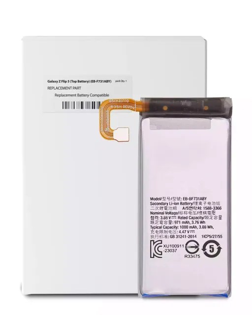 Vedlejší náhradní baterie pro Samsung Galaxy Z Flip 5 5G (Service Pack)