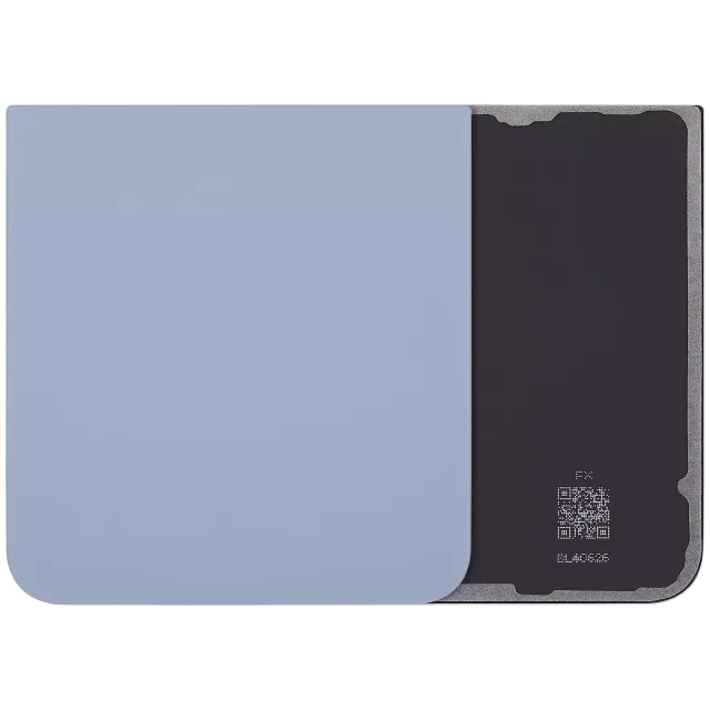 Zadní sklo pro Samsung Galaxy Z Flip 6 5G (Aftermarket Plus) (modrá)
