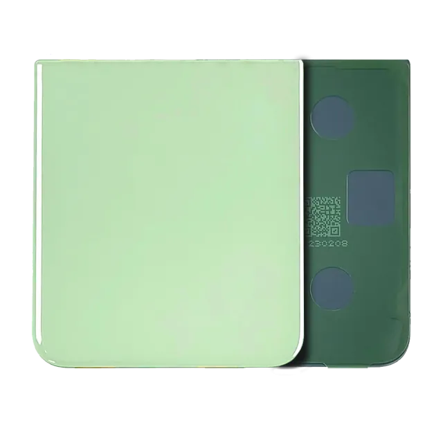 Spodní zadní kryt sklo pro Samsung Galaxy Z Flip 5 (Service Pack) (zelená)