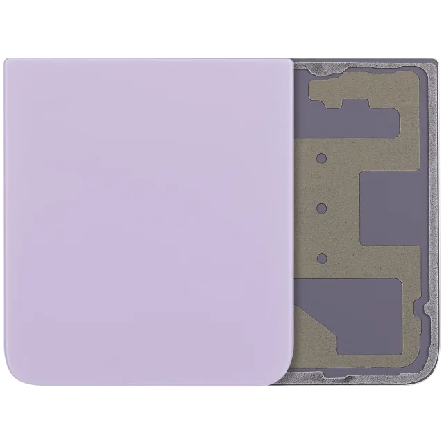 Spodní zadní kryt sklo pro Samsung Galaxy Z Flip 4 (Aftermarket) (Bora Purple)