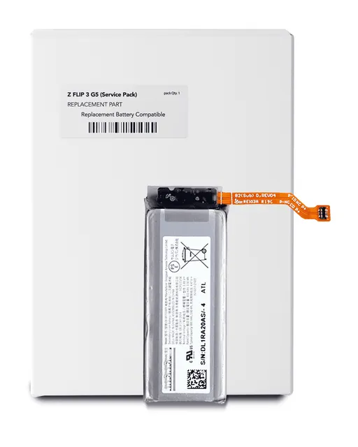 Vedlejší náhradní baterie pro Samsung Galaxy Z Flip 3 5G (Service Pack)