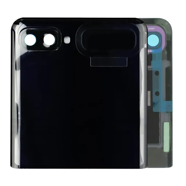 Vnější OLED s rámečkem pro Samsung Galaxy Z Flip 4G (F700) / Z Flip 5G (F707) (Service Pack) (Mirror Black)