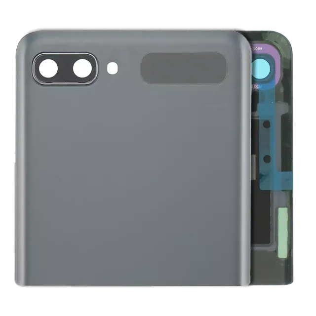 Vnější OLED s rámečkem pro Samsung Galaxy Z Flip 4G (F700) / Z Flip 5G (F707) (Service Pack) (Mystic Gray)