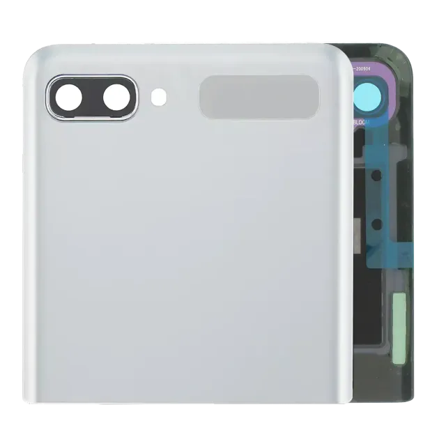 Vnější OLED s rámečkem pro Samsung Galaxy Z Flip 4G (F700) / Z Flip 5G (F707) (Service Pack) (Mystic White)