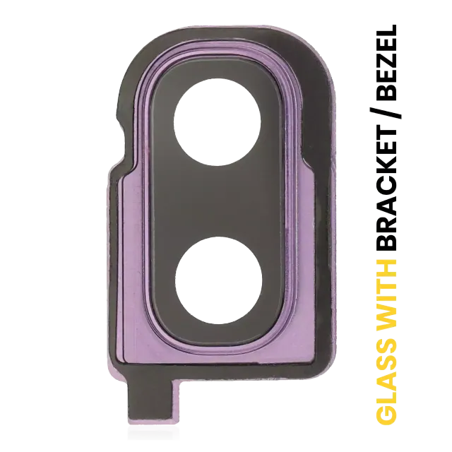 Sklíčko zadní kamery s držák / bezel pro Samsung Galaxy Z Flip 4G (F700) / Z Flip 5G (F707) (Mirror Purple）