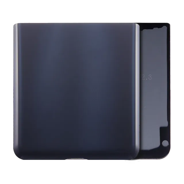 Spodní zadní kryt sklo pro Samsung Galaxy Z Flip 5G (F707) (Service Pack) (Mystic Black)