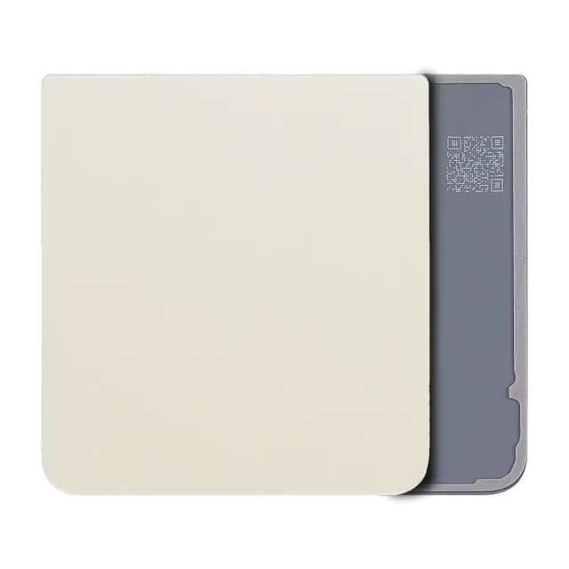 Spodní zadní kryt sklo pro Samsung Galaxy Z Flip 3 5G (Service Pack) (Cream)
