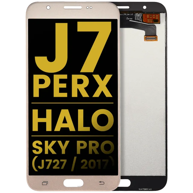LCD displej bez rámečku pro Samsung Galaxy J7 Perx / Halo / Sky Pro (J727 / 2017) (repasovaný) (zlatá)