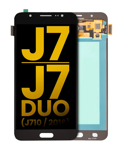 OLED displej bez rámečku pro Samsung Galaxy J7 / J7 Duo (J710 / 2016) (repasovaný) (černá)