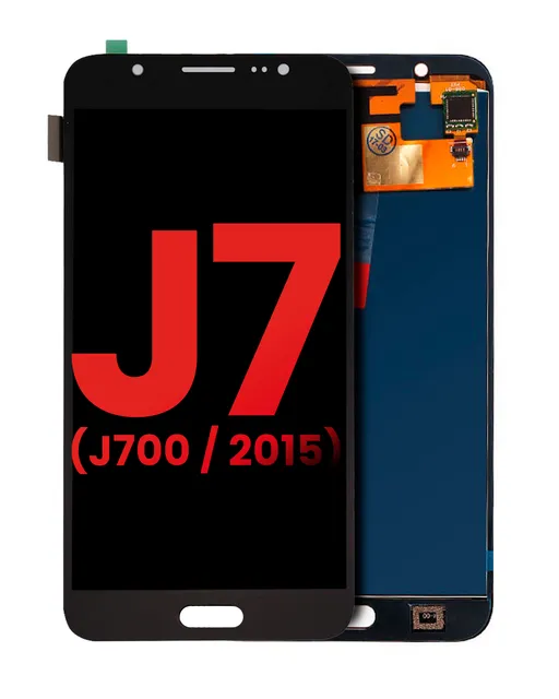 OLED displej bez rámečku pro Samsung Galaxy J7 (J700 / 2015) (Aftermarket Plus) (černá)