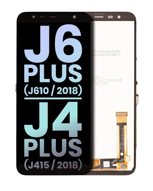 LCD displej bez rámečku pro Samsung Galaxy J6 Plus (J610 / 2018) / J4 Plus (J415 / 2018) (Service Pack) (černá)