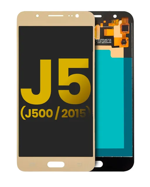 OLED displej bez rámečku pro Samsung Galaxy J5 (J500 / 2015) (repasovaný) (zlatá)