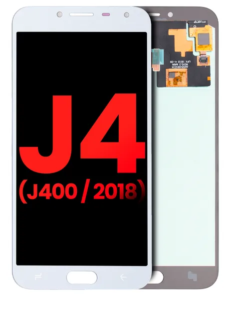 OLED displej bez rámečku pro Samsung Galaxy J4 (J400 / 2018) (Aftermarket Plus) (modrá / šedá)