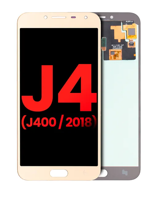 OLED displej bez rámečku pro Samsung Galaxy J4 (J400 / 2018) (Aftermarket Plus) (zlatá)