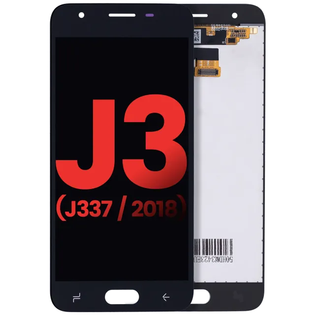 LCD displej bez rámečku pro Samsung Galaxy J3 Star / Aura / Amp Prime 3 (J337 / 2018) (Aftermarket Plus) (černá)