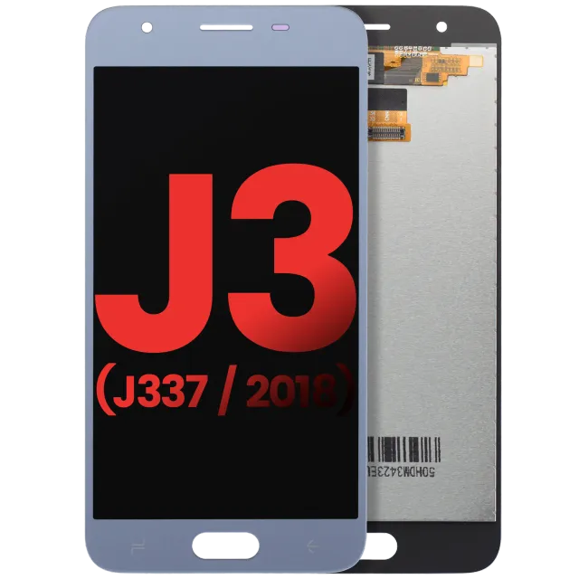 LCD displej bez rámečku pro Samsung Galaxy J3 Star / Aura / Amp Prime 3 (J337 / 2018) (Aftermarket Plus) (modrá)