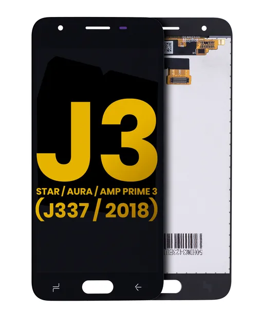 LCD displej bez rámečku pro Samsung Galaxy J3 Star (J337 / 2018) / Aura / Amp Prime 3 (repasovaný) (černá)