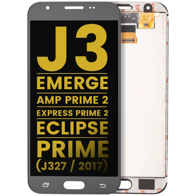 LCD displej bez rámečku pro Samsung Galaxy J3 (J327 / 2017) / Emerge / Amp Prime 2 / Express Prime 2 / Eclipse / Prime (repasovaný) (stříbrná / šedá)