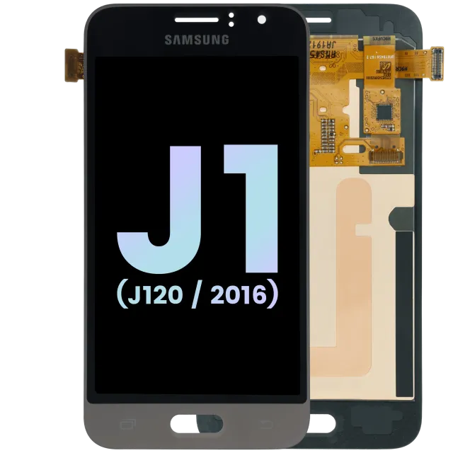 OLED displej bez rámečku pro Samsung Galaxy J1 (J120) (Service Pack) (zlatá)