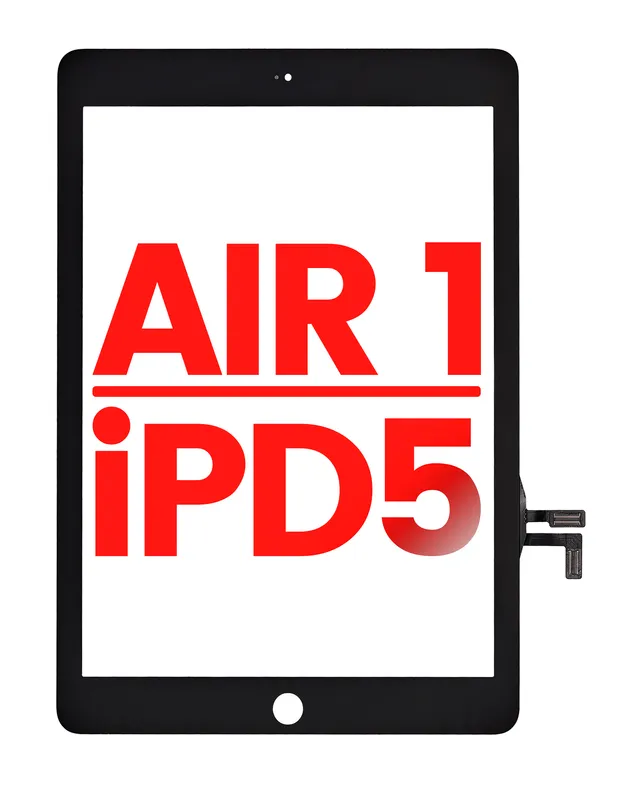 Dotyková vrstva (digitizér) pro iPad Air 1 / iPad 5 (2017) (bez tlačítka Home) (Aftermarket Plus) (černá)