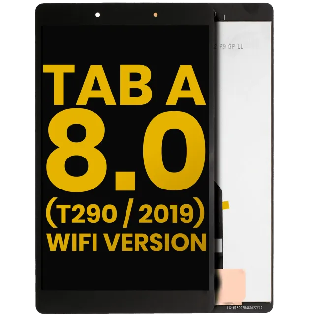 LCD displej bez rámečku pro Samsung Galaxy Tab A 8.0" (2019) (T290) (verze WiFi) (repasovaný) (černá)