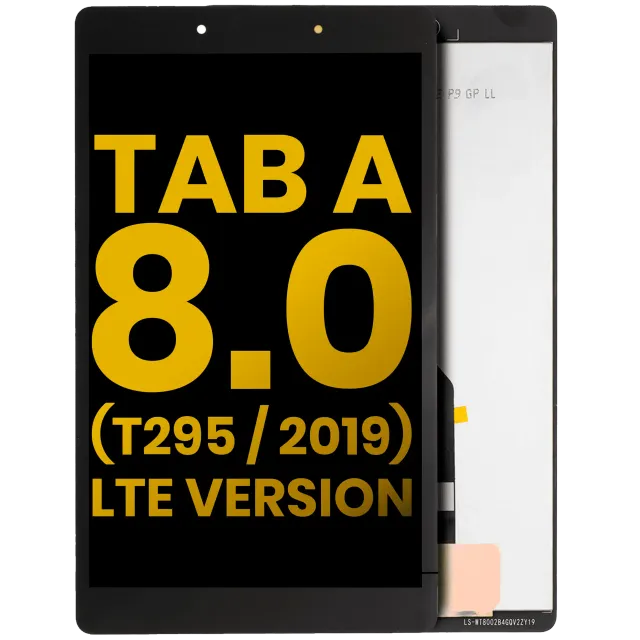 LCD displej bez rámečku pro Samsung Galaxy Tab A 8.0" (2019) (T295) (verze LTE) (repasovaný) (černá)