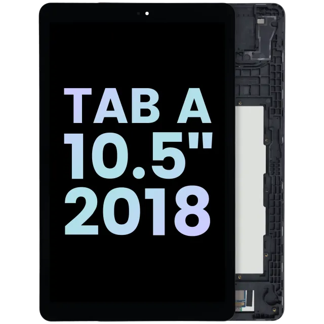 LCD displej s rámečkem pro Samsung Galaxy Tab A 10.5" (2018) (Service Pack) (černá)